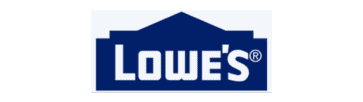 Untitled design (1) copy 12 Logo of Lowe's featuring a blue house silhouette with "Lowe's" in white text.